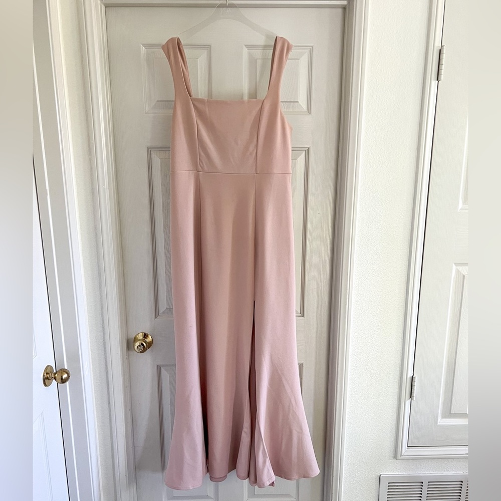 Show Me Your Mumu Paris Gown in Dusty Blush Stretch